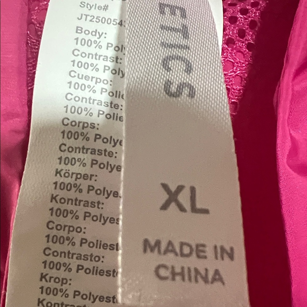 Fabletics Vibrant Pink Utility Jacket - Picture 2 of 5